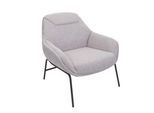 LOUNGE-SESSEL Hellgrau