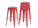 BARHOCKER Rot 4er-Set