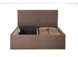POLSTERBETT Gent Sahara 100 x 200 x 40 cm Stauraum Ohne Matratze und Lattenrost