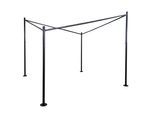PERGOLA GESTELL Schwarz