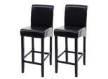 BARHOCKER Schwarz 2er-Set