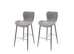BARHOCKER Grau 2er-Set