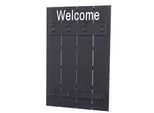 WANDGARDEROBE WELCOME SHABBY Grau