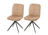 ESSZIMMERSTUHL Beige 2er-Set
