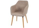 ESSZIMMERSTUHL Beige, Grau