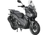 Motorroller ALPHA MOTORS "ADV X-treme 125 ccm EURO 5+ (mit/ohne Topcase)", schwarz (schwarz, schwarz), Motorroller, ohne Topcase, 85 km/h, B:75cm H:130cm L:197cm