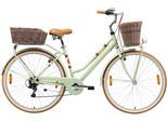 Cityrad BIKESTAR Gr. 46, grün, Fahrräder, Damen, 46cm, 28 Zoll (71,12cm), für Damen, Kettenschaltung