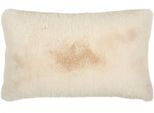 Dekokissen PAD "Evita", beige (ivory, unifarben), B:35cm L:60cm, Polyester, Dekokissen_Sitzkissen_Kissenhüllen, Kunstfell