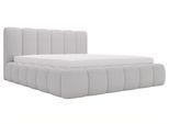 POLSTERBETT Cloud 140x200 Bouclé-Stoff Hellgrau