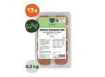 BARFER'S Würfel: Komplett-Mix Rind & Geflügel für Katzen 25x400 g