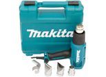 Heißluftgebläse MAKITA "HG5030K", grün (grün, schwarz), B:8cm H:20,8cm L:23,3cm, Heißluftgeräte, mit 2 Temperaturstufen und Luftstromstärken, inkl. Aufbewahrungskoffer