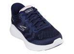 Skechers Go Walk Now Khloe Textiel Dames Marineblauw/witte Sneakers