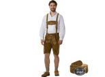 tectake® Kurze Lederhose Jakob