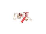 HOME DELUXE Spielpark inkl. Rutsche WUNDERLAND Blau- 555 x 340 cm