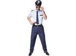 tectake® Herrenkostüm Police Officer