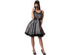 tectake® Frauenkostüm Rockabilly Lady