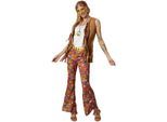 tectake® Damenkostüm Hippie Weste und Hose