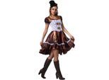 tectake® Frauenkostüm Steampunk Lady