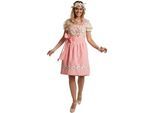 tectake® Frauenkostüm Mini-Dirndl Herrenchiemsee Modell 2