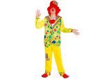 tectake® Herrenkostüm Clown Pipetto