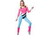 tectake® Frauenkostüm Aerobic-Star