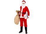 tectake® Herrenkostüm Weihnachtsmann