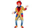 tectake® Herrenkostüm Clown Fridolin