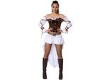 tectake® Frauenkostüm Woman-Steampunk Palastwache