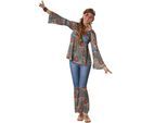 tectake® Frauenkostüm Hippie Girl Harmony
