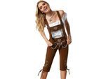tectake® Lederhose Walchensee