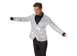 tectake® Pailletten-Jackett Herren