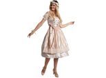 tectake® Frauenkostüm Midi-Dirndl Traunstein Modell 2