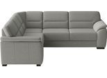 Ecksofa SIT & MORE "Montego L-Form, B: 255 cm", stone, B:255cm H:88cm T:225cm, 100% Polyester, Sofas, Ecksofa, wahlweise mit Bettfunktion und Schubkasten
