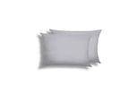 Kissenbezüge FLORELLA "DELUXE Zwirn Jersey, 100% Baumwolle", grau (platin), B:40cm H:60cm L:60cm, Jersey, Obermaterial: 100% Baumwolle CO., Kissenbezüge, Kissenbezüge