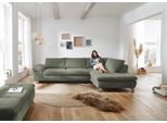 Ecksofa DIE PLANBAR "MP-IN14007, Breite 306 cm", cord forest, B:306cm H:84cm T:197cm, 100% Polyester, Sofas, Ecksofa, wahlweise mit Bettfunktion und verstellbaren Kopfstützen