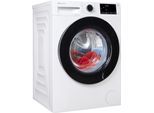 BAUKNECHT Waschmaschine "B W 10A30 BS", Energieeffizienz: A, weiß, B:65cm H:88,5cm T:50cm, Waschmaschinen, Mikroplastikfilter – filtert bis zu 90% der Mikrofaser, Waschmaschine