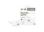 USB-Ladegerät "Turbo 30 W Charger Single USB-C EU-Plug", weiß, B:11cm H:3,9cm T:12,8cm, EMPOWER BY PANZERGLASS, Ladegeräte, USB-Ladegerät