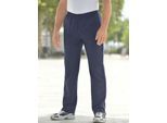 Trainingshose CATAMARAN, Herren, Gr. 24, Unterbauchgrößen, blau (marine), 100% Polyester, unifarben, lang, Hosen Trainingshose