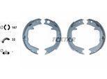 TEXTAR Bremsbackensatz, Feststellbremse 91062900 für MITSUBISHI HYUNDAI