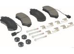 HERTH+BUSS JAKOPARTS Bremsbelagsatz, Scheibenbremse j3600893 Vorderachse für Vaughall Fiat LEXUS RAM