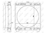 NRF Kühler, Motorkühlung EASY FIT 54105