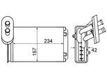 MAHLE Wärmetauscher, Innenraumheizung ah19000s für CUPRA VW