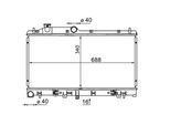 MAHLE Kühler, Motorkühlung cr1573000s für Subaru