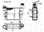 NRF Ladeluftkühler 30251 für SEAT