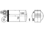 MAHLE Trockner, Klimaanlage ad101000s für Volvo
