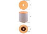MAHLE Luftfilter lx4961 Filtereinsatz 177mm für Audi CUPRA