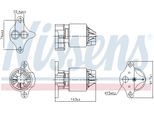 NISSENS AGR-Ventil 98560 für DAEWOO CHEVROLET