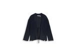 TOM TAILOR Damen Cardigan mit Schleifendetail, blau, Uni, Gr. M