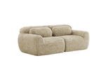 2-SITZER SOFA Beige ergonomisch & montagefrei