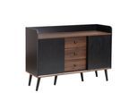 SIDEBOARD Schwarz 117,5/39,5/80 cm